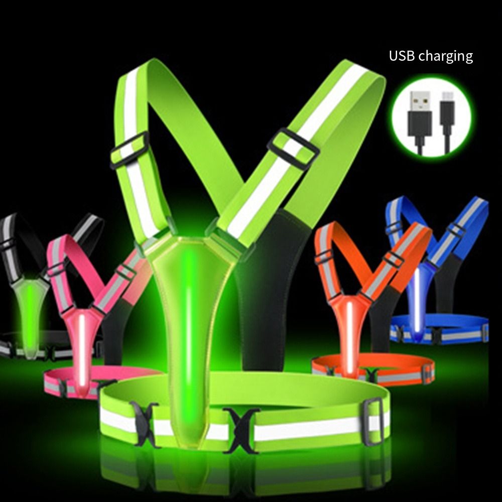เสื้อกั๊กสะท้อนแสง LED ชาร์จ U - Running Gear Reflective บทวิจารณ์และราคา