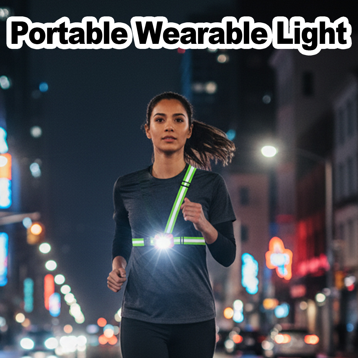 ไฟวิ่งแบบชาร์จ USB กันน้ำ น้ำห - Running Gear Reflective บทวิจารณ์และราคา