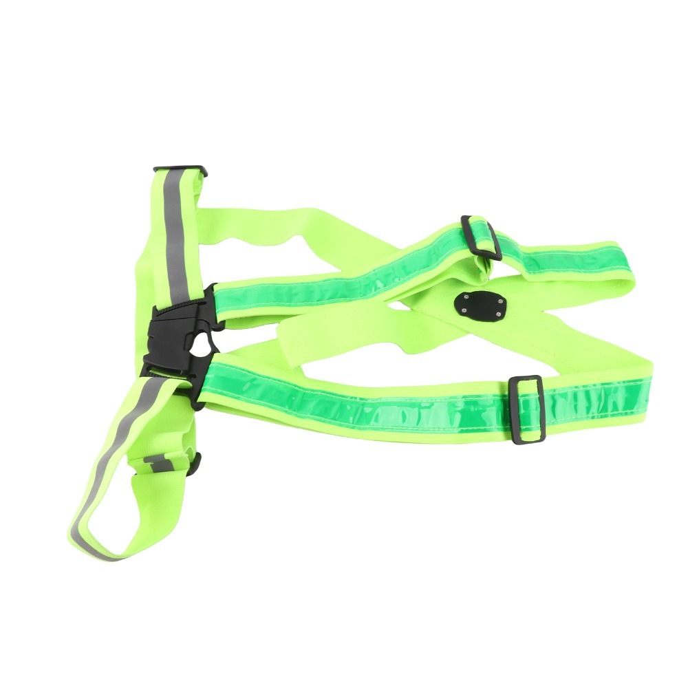 เสื้อกั๊กนิรภัย LED โพลีเอสเตอ - Running Gear Reflective บทวิจารณ์และราคา