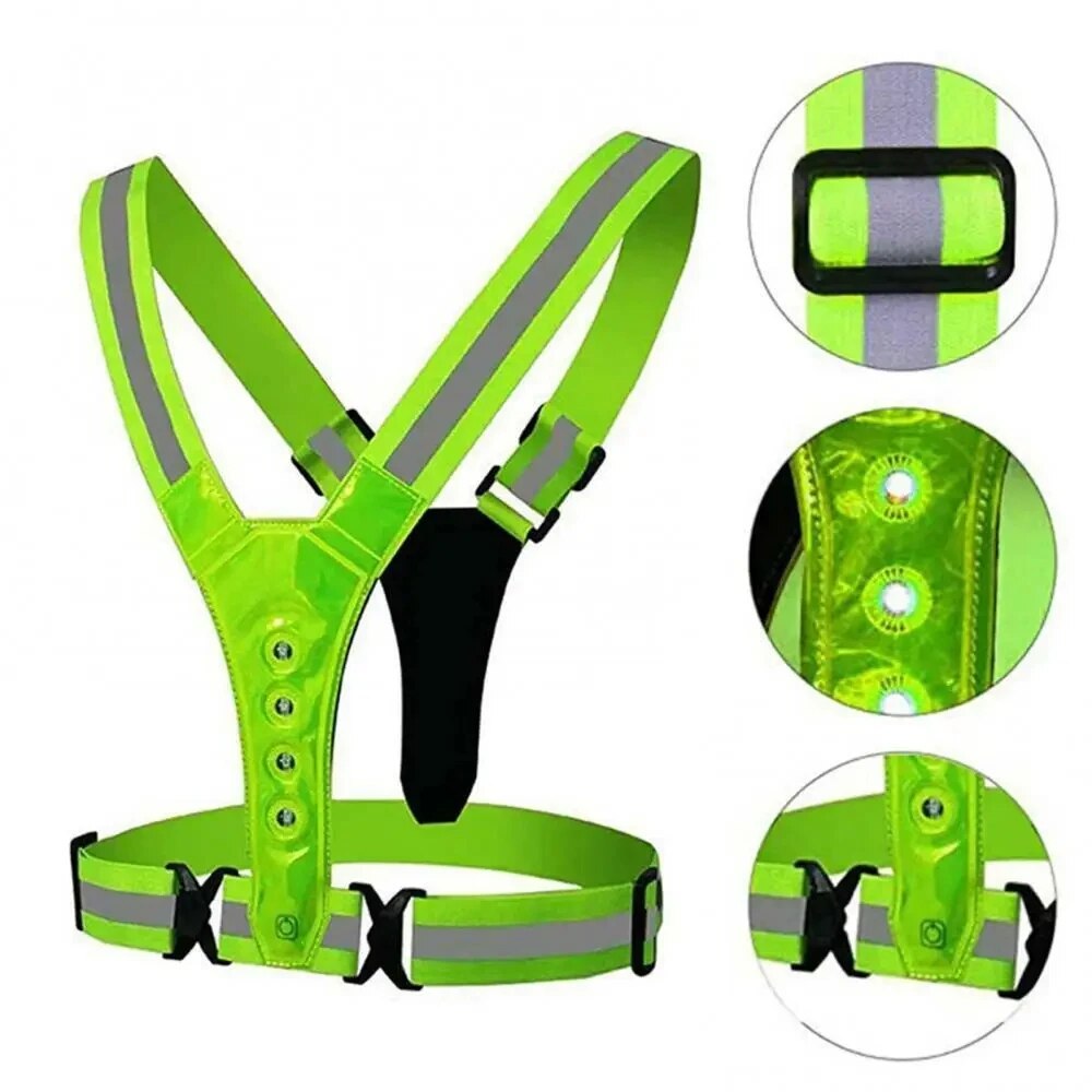 เสื้อกั๊กวิ่ง LED สะท้อนแสง สา - Running Gear Reflective บทวิจารณ์และราคา